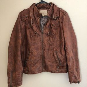 Daytrip brown leather jacket